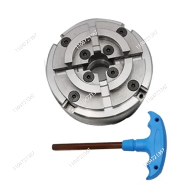 for KP96 4-Jaw Self-Centering Chuck  Precision Woodworking Chuck 4 Inch 100MM Thread M33*3.5 Clamping 8-60MM 1pcs