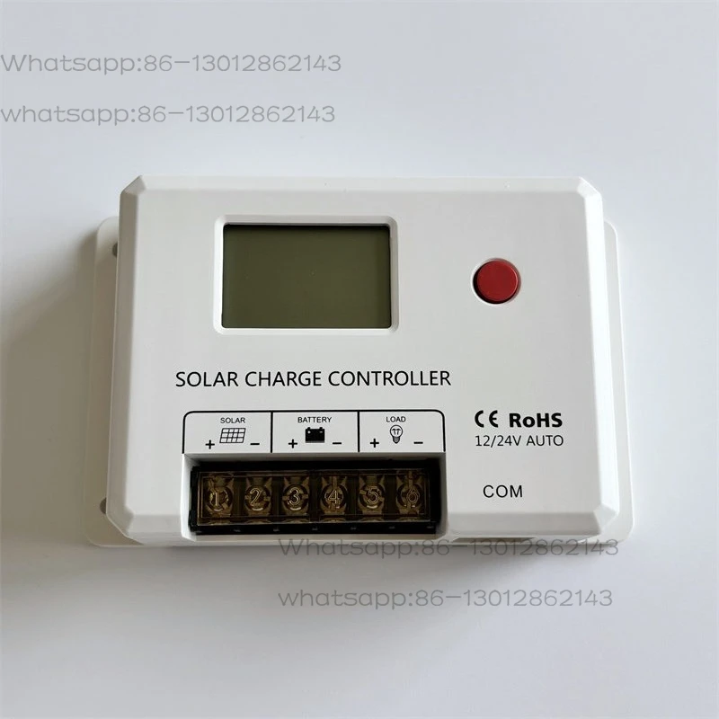 12V/24V 10A20A30A40A60A Solar Charge & Discharge Controller Dual USB/RS485