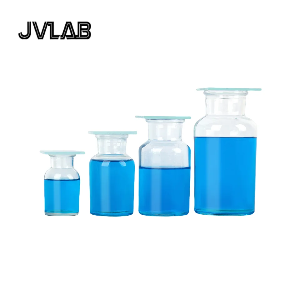 

Borosilicate Glass Gas Collection Cylinder Glass Sheet Bottle 60-500ml Chemical Experimental Glassware Wide Mouth Bottle JVLAB