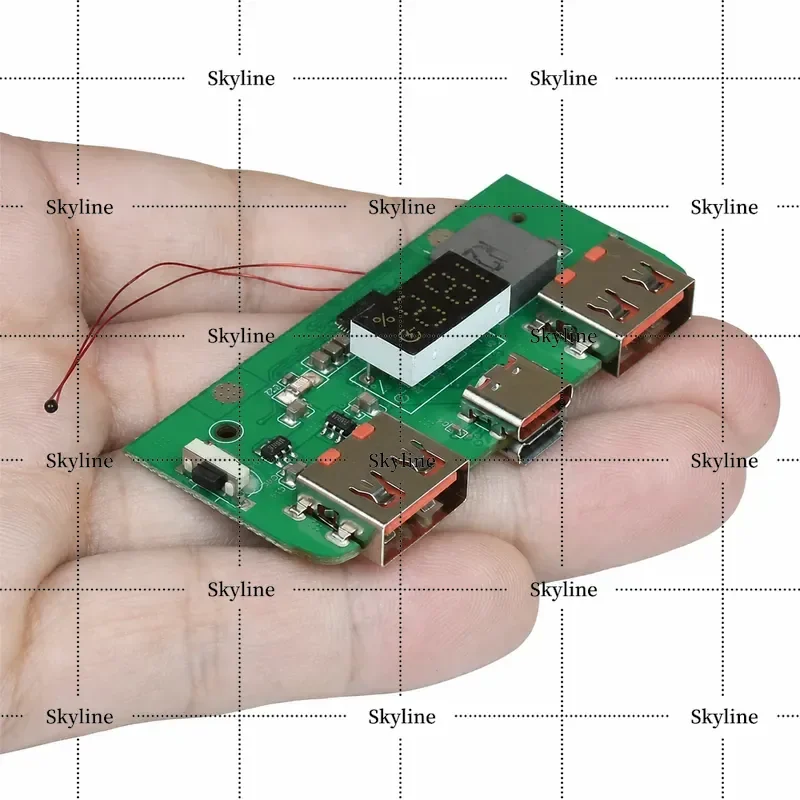 For QC4.0 PD Bidirectional Fast Charging Circuit Board Mobile Power Chip SW6208S Power Bank Main Board PCB Module