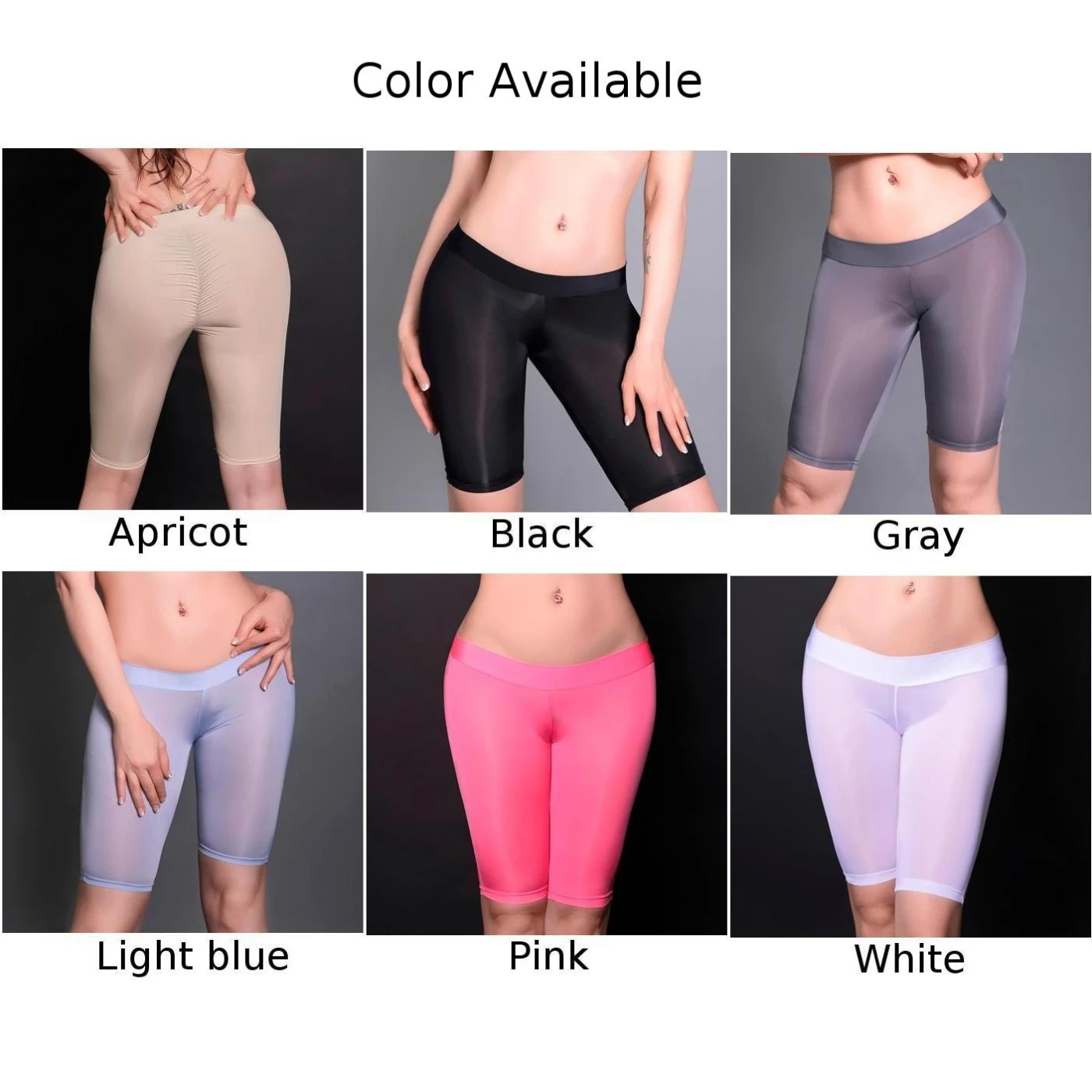 Высокие глянцевые трусики, нижнее белье, шорты-боксеры, один размер, мягкие эластичные трусы, удобное нижнее белье, нейлоновое масло, блестящие женские трусы