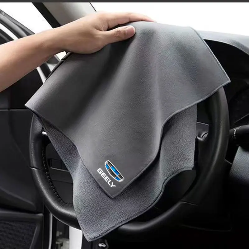 

Super Absorption Car Wash Towel Coral Velvet For Geely geometry C Emgrand Gc6 Gx3 Ec7 Atlas Coolray Cross NL3 X6 GS Accessories