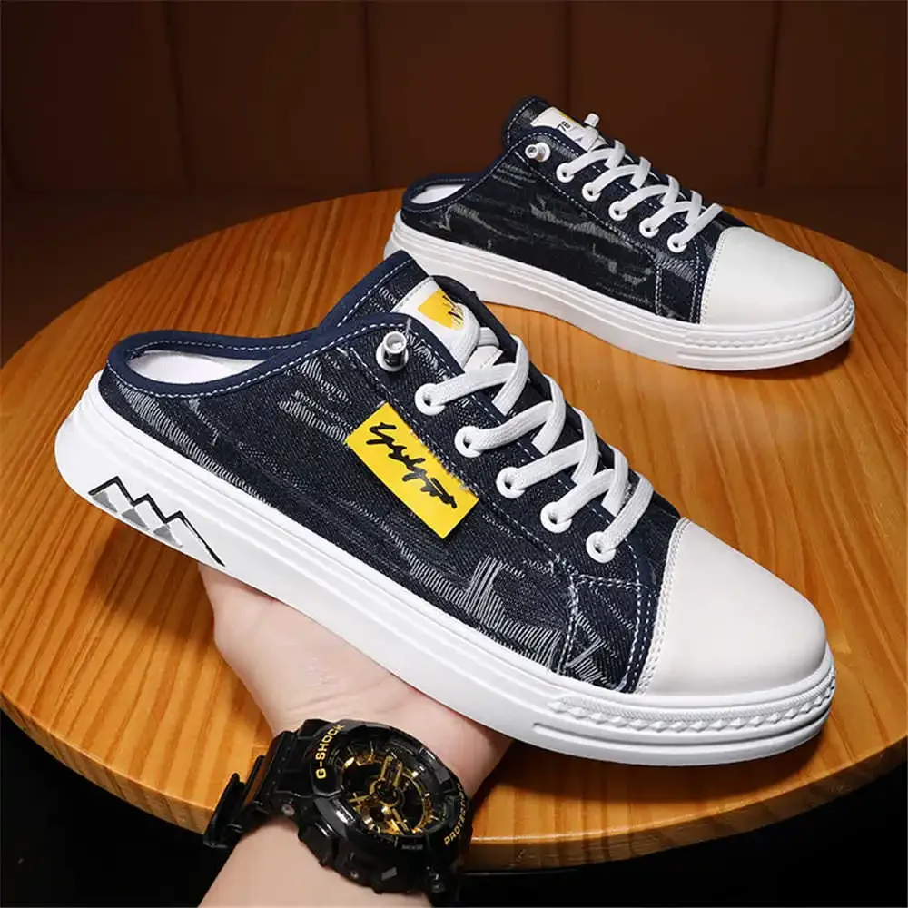 Without Back 43-44 Men's Sneakers Yellow Casual Luxury Boot Run Shoes Sports Tenismasculine Newest Sneakersy Classical