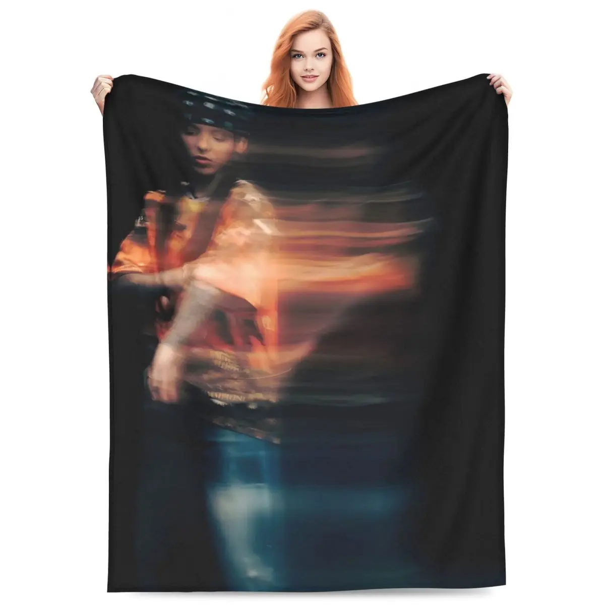 Custom Singer Y-young Miko Blanket Soft Fleece Spring Warm Flannel Throw Blankets for Sofa Outdoor Bedding Bedspread