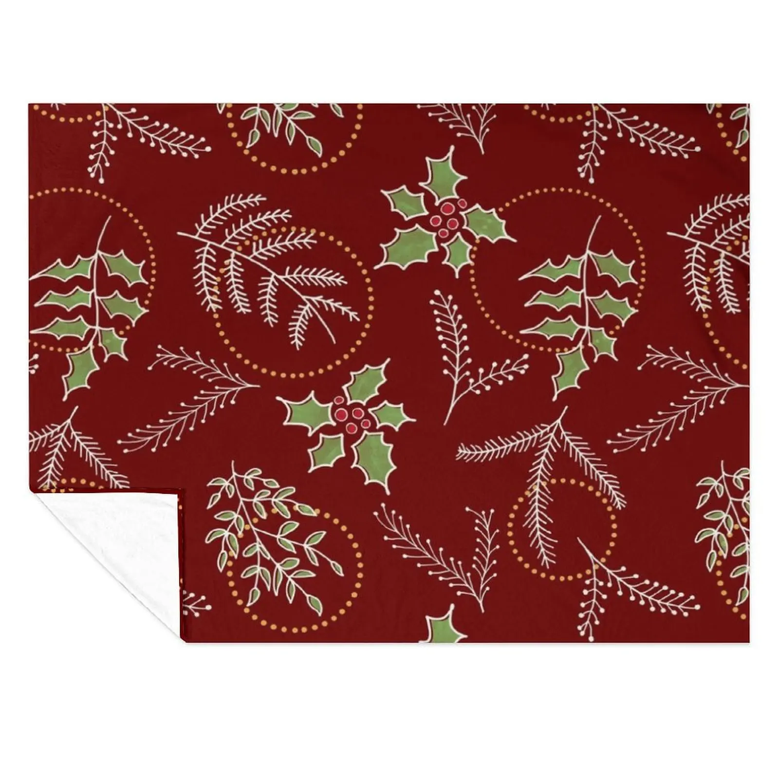 

Classic Xmas Throw Blanket warm for winter Decoratives bed plaid valentine gift ideas Blankets