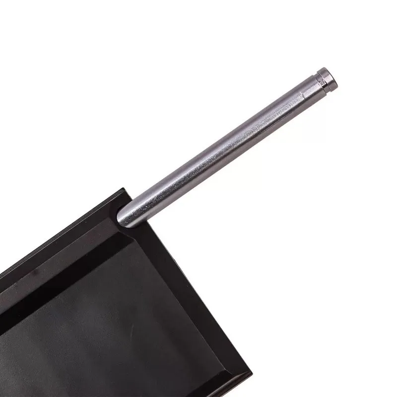 حاوية السعوط البلاستيكية ذات 8 مقصورات مع غطاء عريض في صندوق تخزين محمول بحجم الجيب من قش الألومنيوم ملحقات مجموعة السعوط