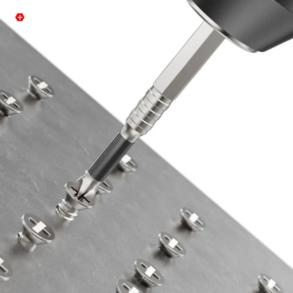 Non-slip Magnetic Batch Head Impact Resistant Waterproof Cross Bit Alloy Steel Rust Proof Electric Screwdriver Bit
