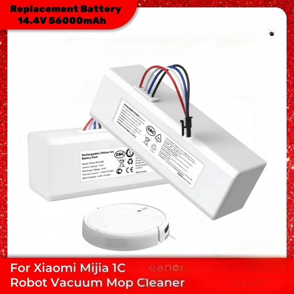 

Аккумулятор 14.4V 12800mAh P1904-4S2P-MM для робота-пылесоса Xiaomi Mijia 1C STYTJ01ZHM