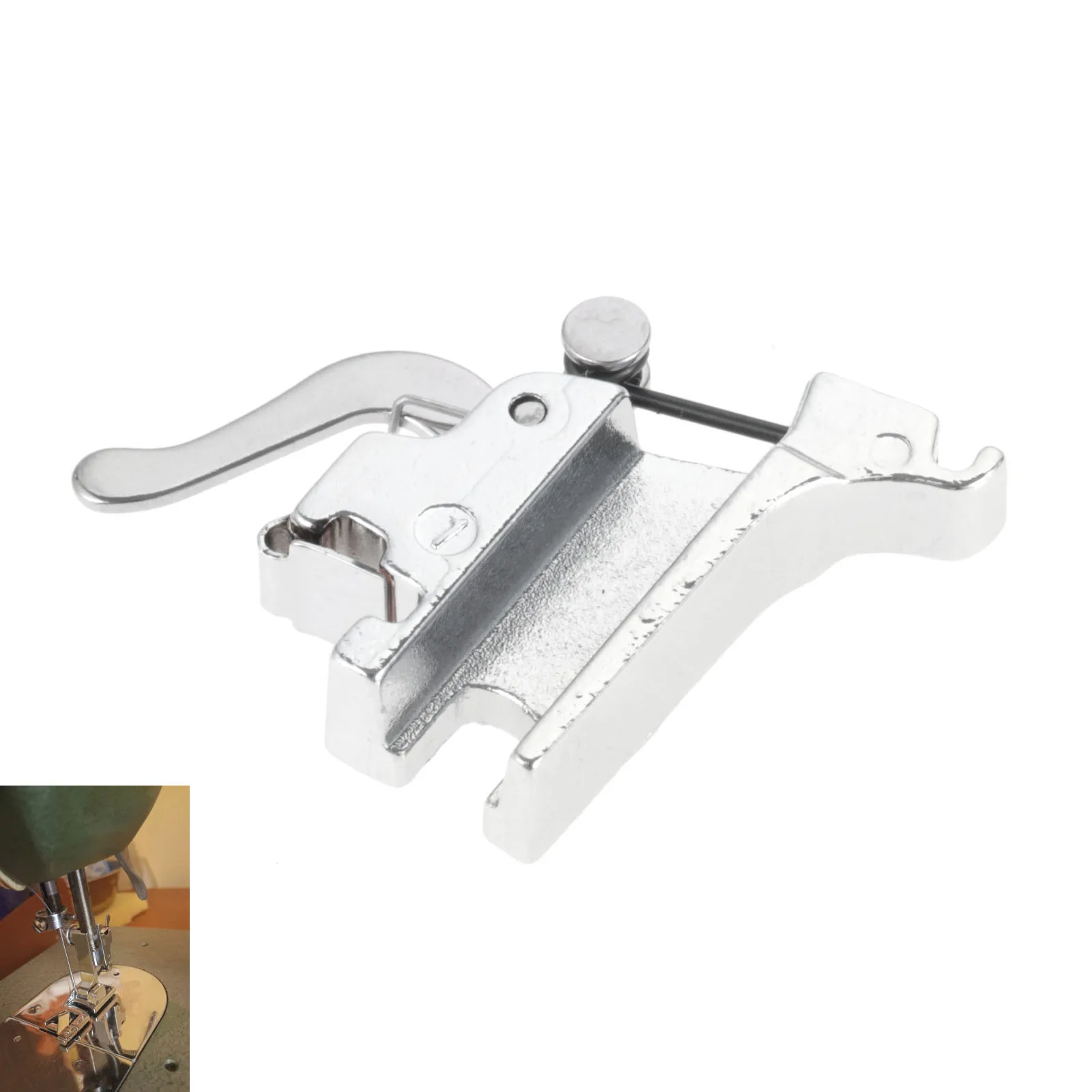 Universal High Shank Metal Snap-On Presser Foot Adapter Ankle for Sewing Machine Steel Metal Domestic Multi-Functional