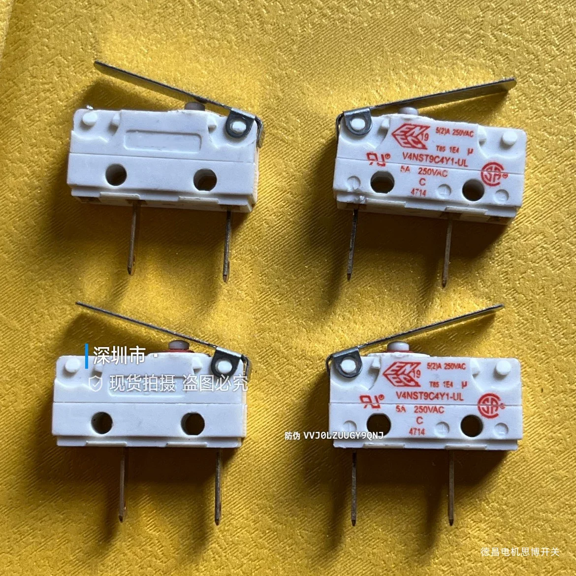 Original New 100% V4NST9C4Y1-UL Micro Switch Normally Open IP67 Waterproof