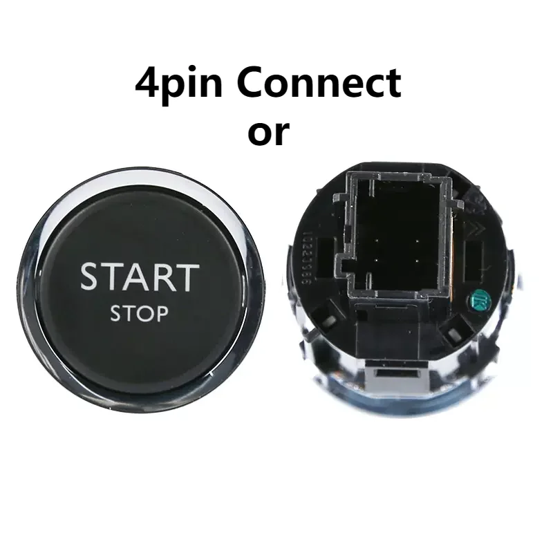 Original 4pin 6Pin Engine Start Stop Switch Button For Peugeot 5.8 3008 2008 Citroen C4 Picasso 2 2011-2018 C4L C5 308