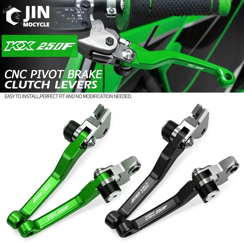 CNC Brake Clutch Lever Motocross Dirt Bike Brakes Levers FOR Kawasaki KX250F KX 250F 2005 2006 2007 2008 2009 2010 2011 2012