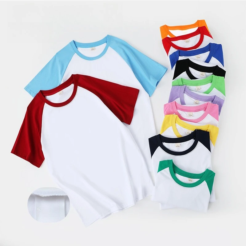 

Летняя мужская футболка из чистого хлопка реглан с круглым вырезом и короткими рукавами, культурная рубашка для взрослых, дышащая пижама с половиной рукавов, молодежная одежда для сна