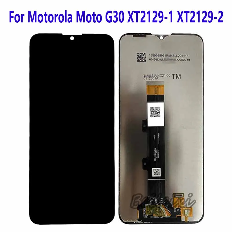 For Motorola Moto G30 XT2129-1 XT2129-2 LCD Display Touch Screen Digitizer Assembly For Motorola Moto G30 Replacement Accessory