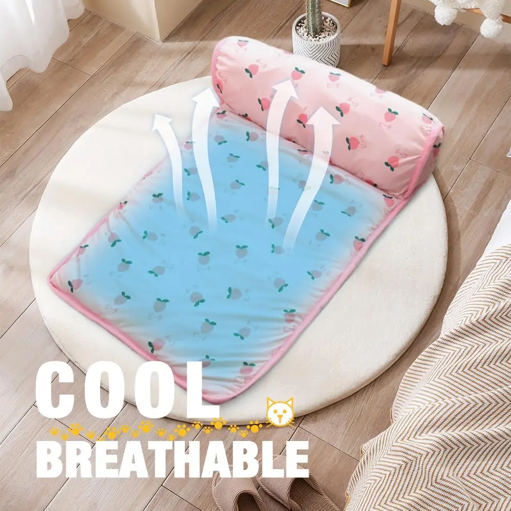 

Summer Breathable Dog Cooling Mat Cooling Pad Mat Pet Sleeping Mat Bed for Dogs Cat Breathable Blanket Sofa Washable