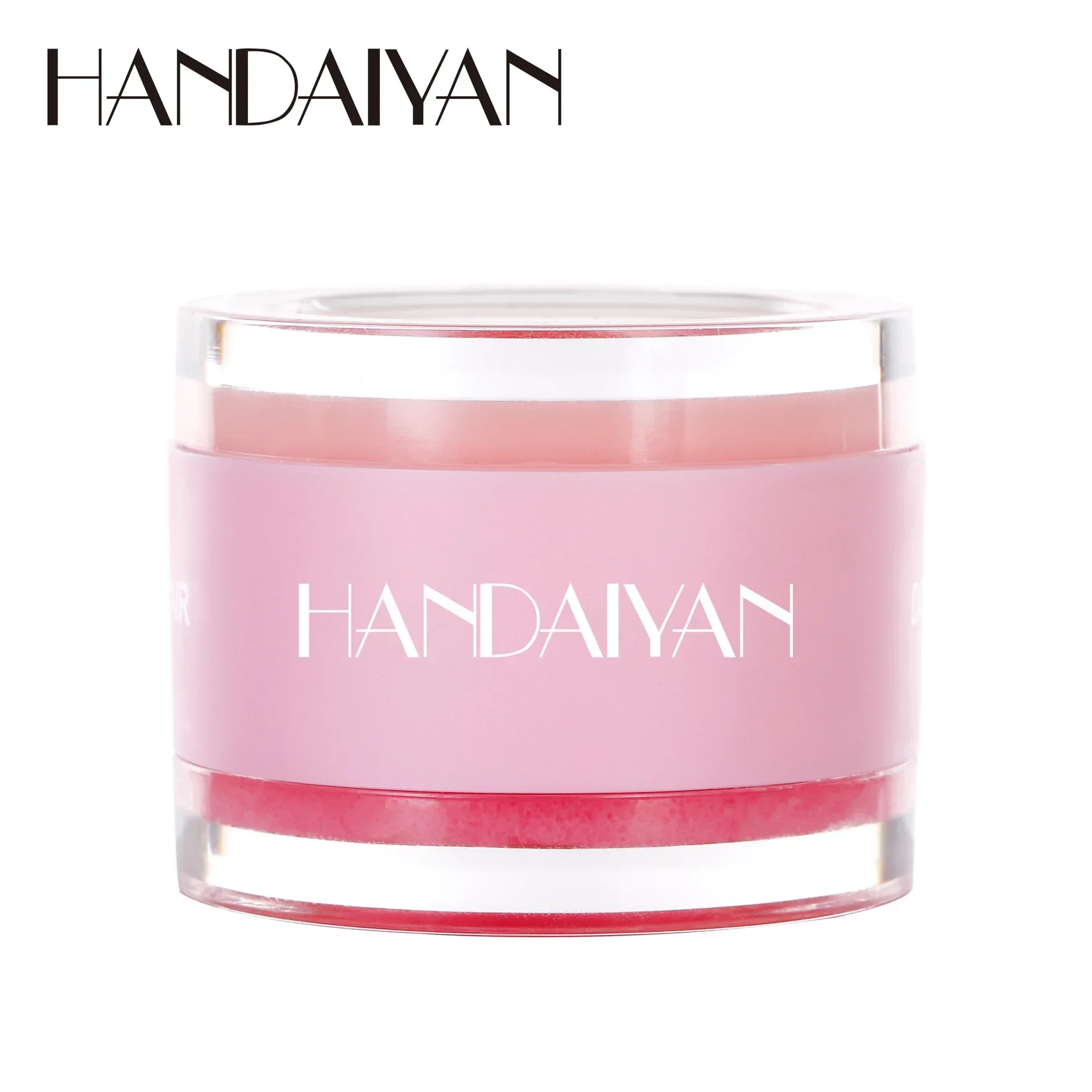 HANDAIYAN Lip Exfoliator Moisturizer Lip Repair Mask Sugar Scrub 2 in 1 Double Effected Exfoliating Lip Scrub Balm Makeup