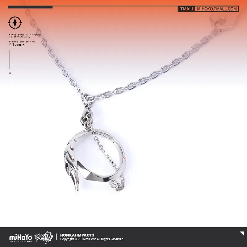 miHoYo 公式ゲーム Honkai Impact 3 キアナ・カスラナ テーマリングセット アニメアクセサリー同人漫画オーナメントコスプレハロウィンギフト