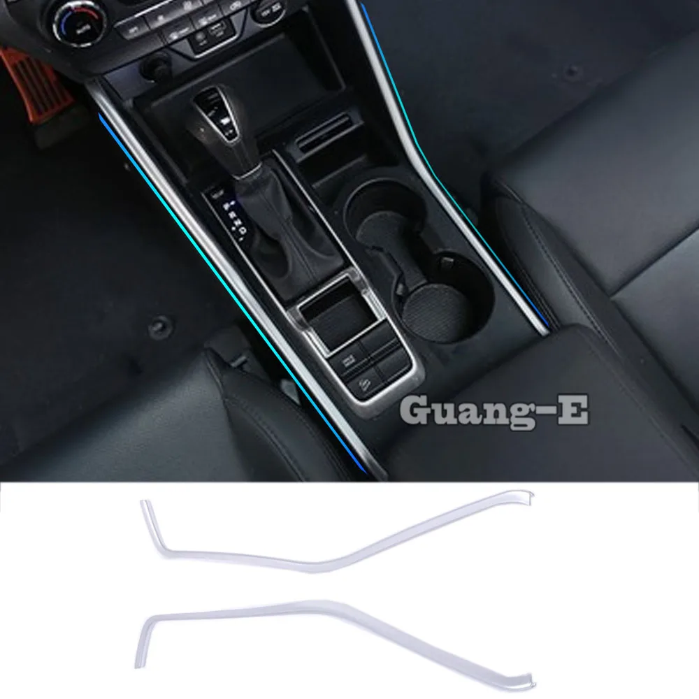 

Hot For Hyundai Tucson 2015 2016 2017 2018 2019 Styling Cover ABS Matte Interior Middle Front Shift Stall Paddles Cup Trim 2PCS