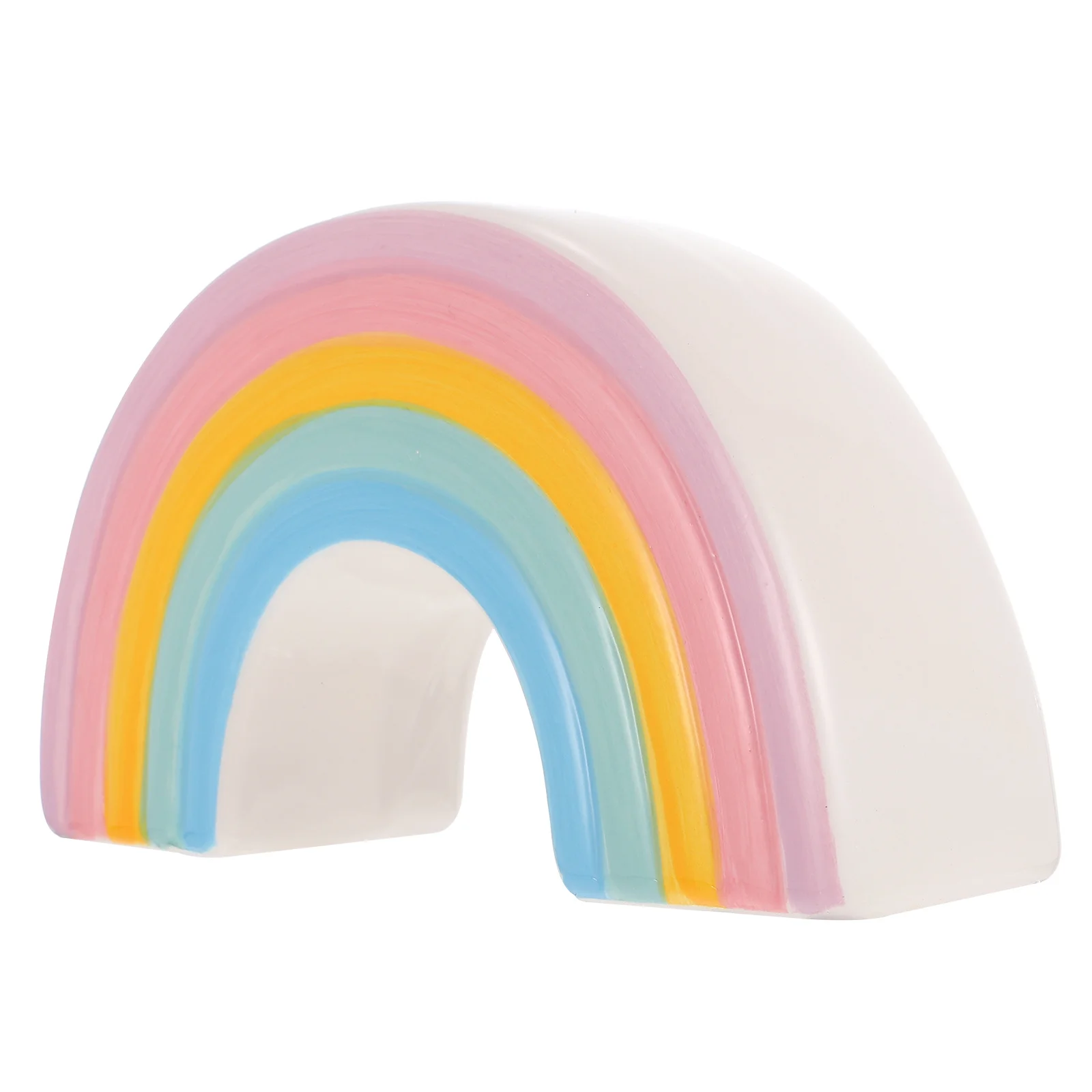 Creatieve Regenboog Spaarpot Keramische Geld Opbergdoos voor Kinderen Desktop Decoratie Schattige Kinderen Spaarpot Muntcontainer