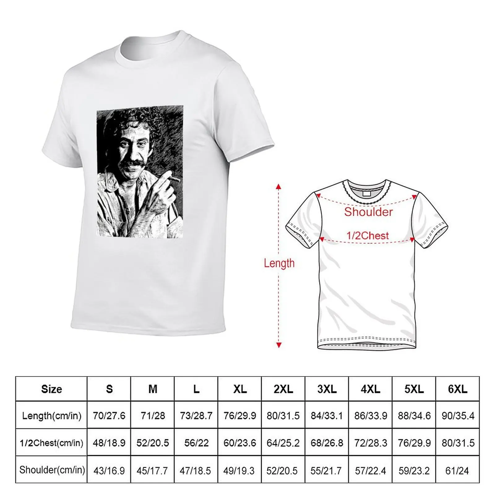 Jim Croce T-Shirt t shirt for man 100 percent cotton t shirt personalised t shirts cotton 100%