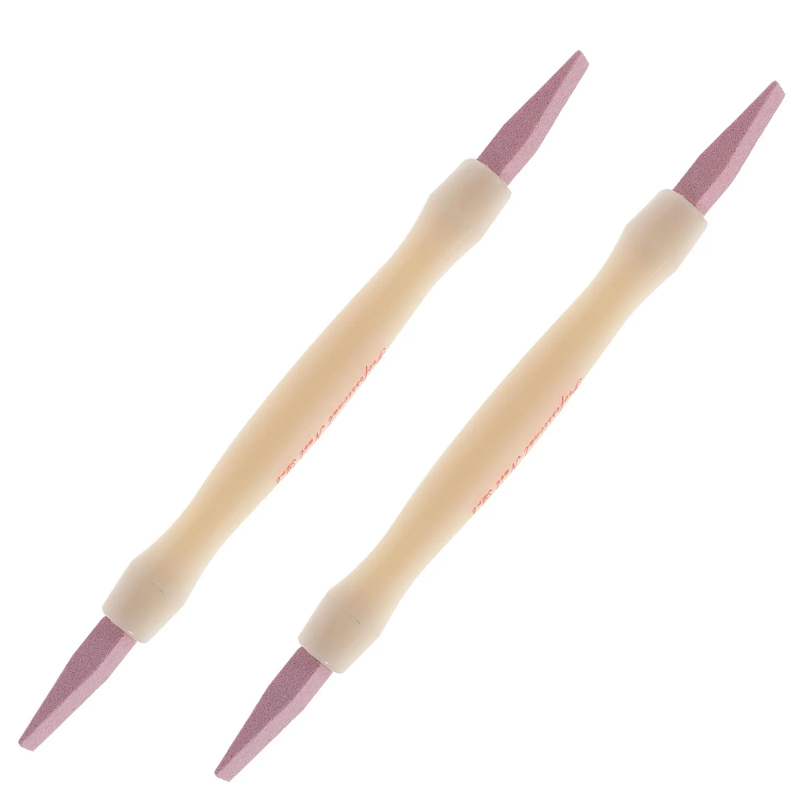 Stone Nail File 2PCS Manicure Buffing Tool Nail Polishing Pen Dead Skin Remove Trimmer Care Sanding Stick