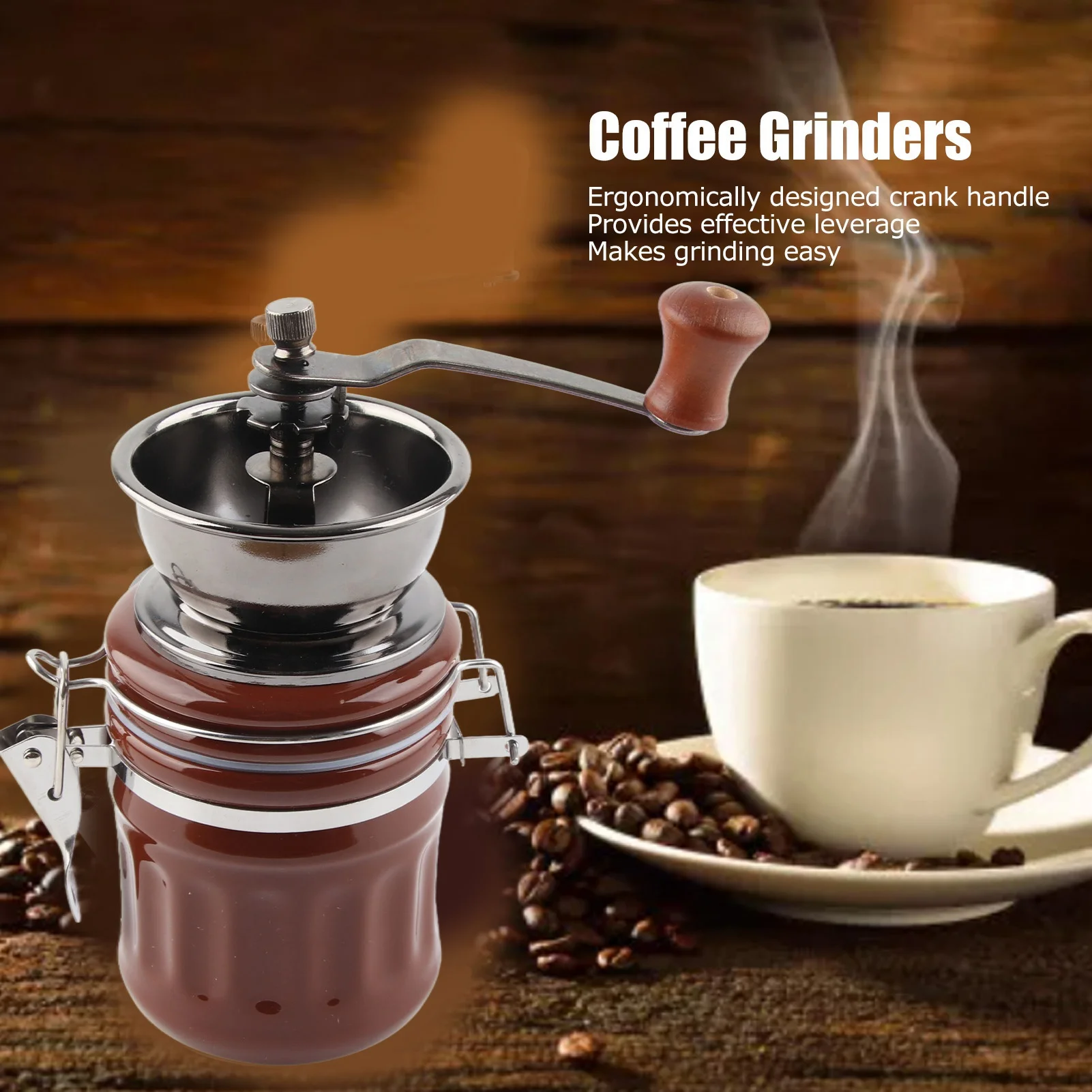 Manual Coffee Grinder European Style Multifunctional Ceramic Coffee Mill for Coffee Lovers