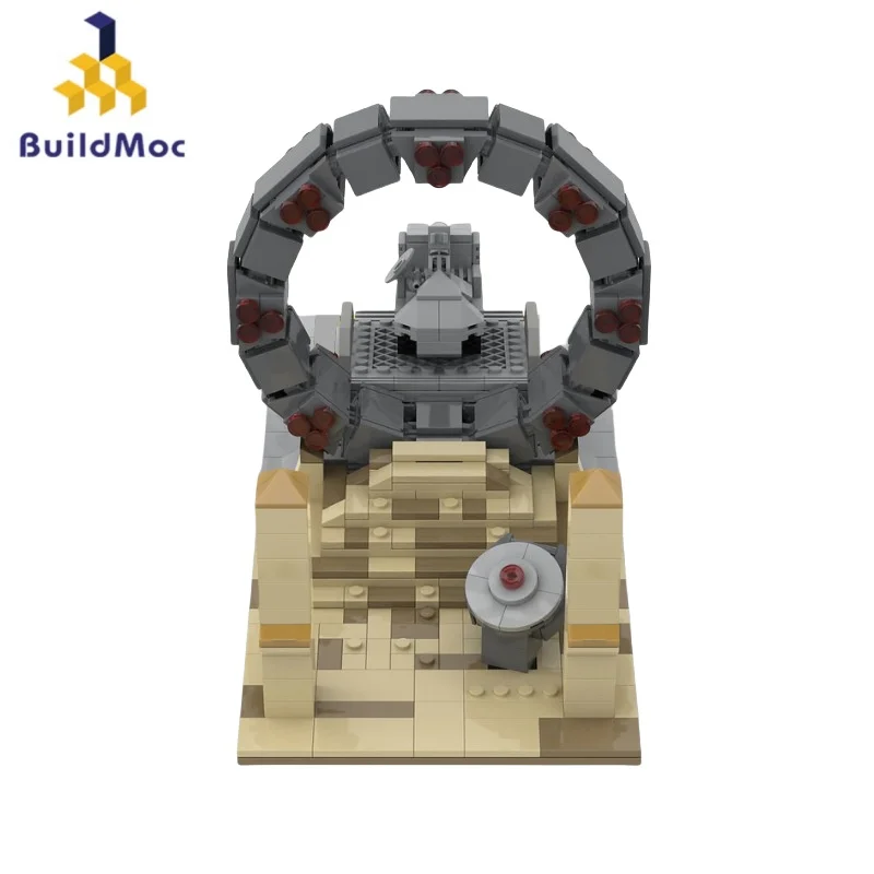 Buildmoc Creative Small Particle Interstellar Portal Children Compatible Lego Puzzle Block Assembled Building Blocks Toy