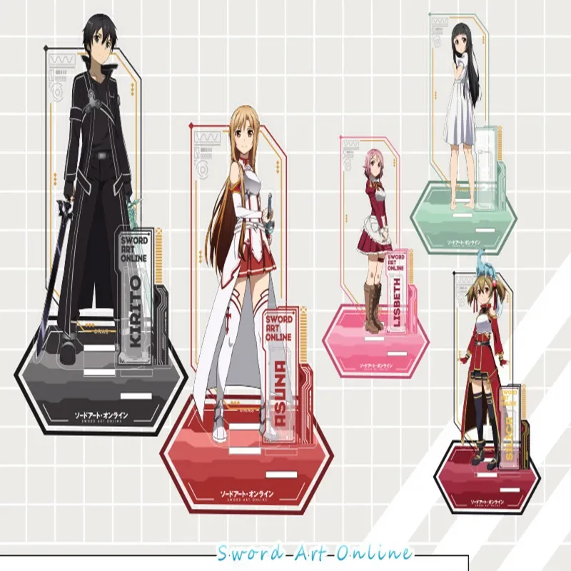 Sword Art Online Yui Stand Model 16cm Acrylic Standing Sign Anime Figure Yuuki Asuna Desktop Decoration Fans Gifts Collections