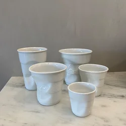 Ceramic Mug Coffee Mugs Milk Mug Fold Cup Coffee Cup Milk Cup Kitchen Bar Drinkware Cute Tumbler  Mugs Coffee Cups