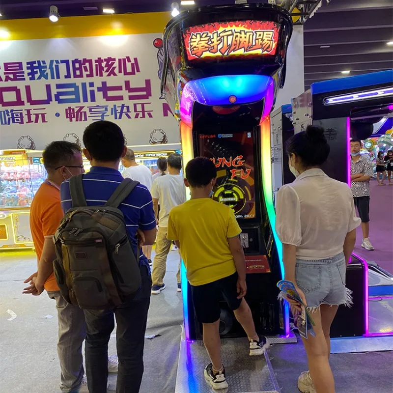 FL Wholesale Neofuns Punch and Kick Boxing Game Kickboxer Amusement Machine Indoor Dragon Punch Kicker Game Customized