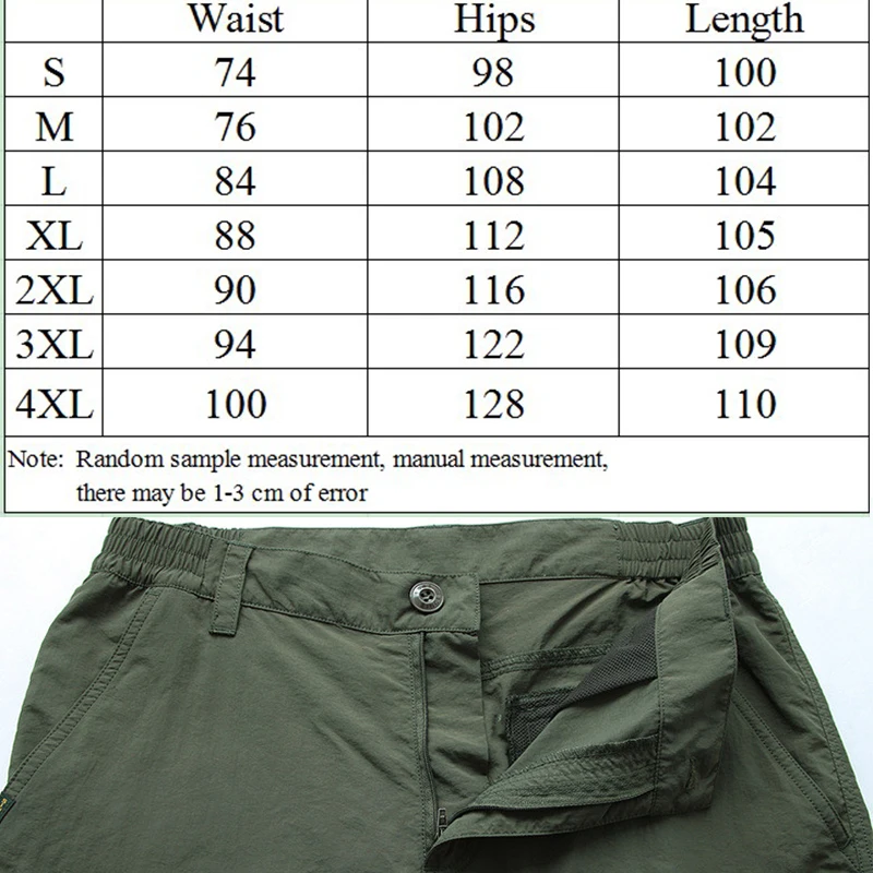 Summer Casual Lightweight Army Military Long Trousers Male Waterproof Quick Dry Cargo Camping Overalls Tactical Pants Breathable