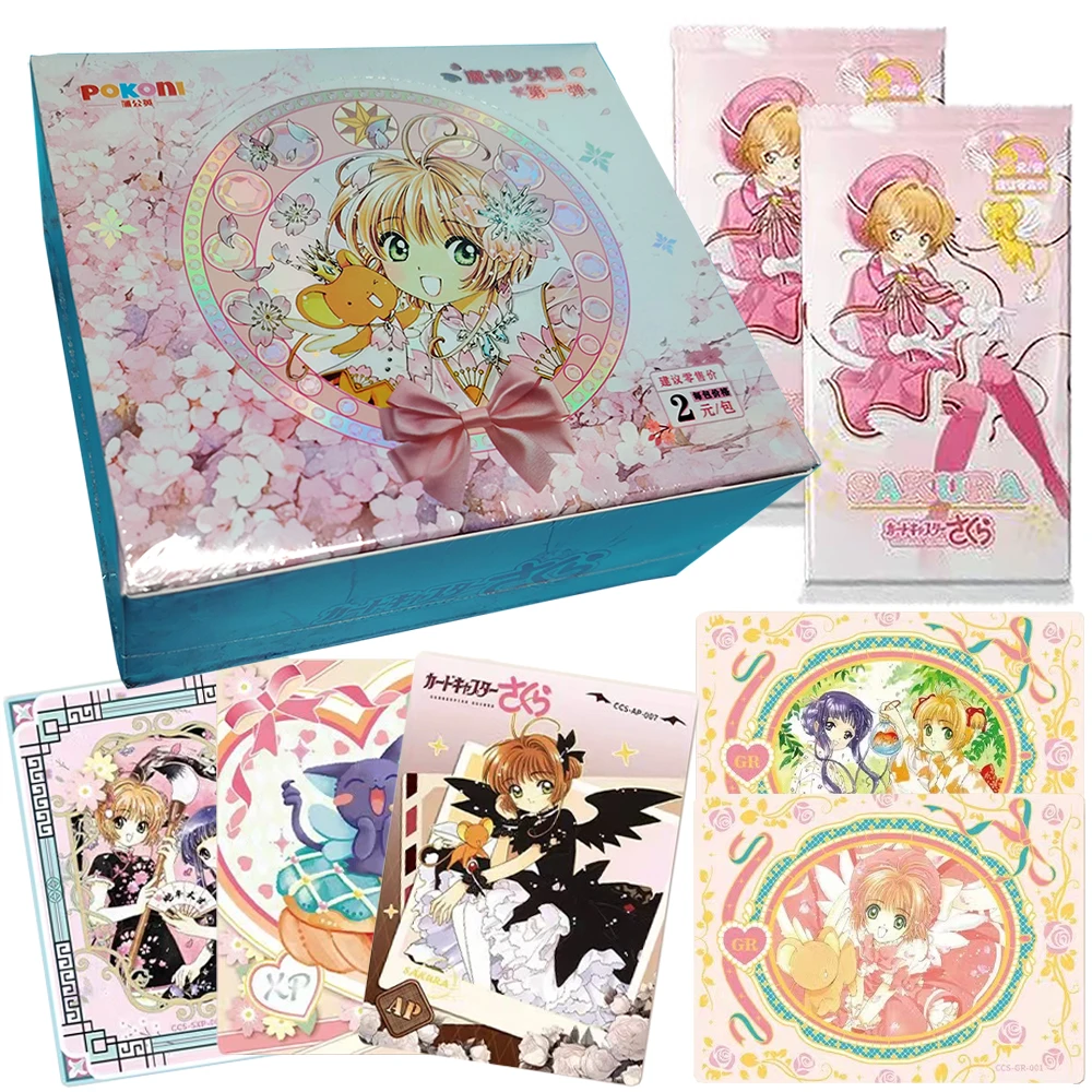 

Коллекционные карточки Card Captor Sakura: Лимитированная серия, Аниме-персонажи, Милые Q-версии, Игрушки для детей и всей семьи