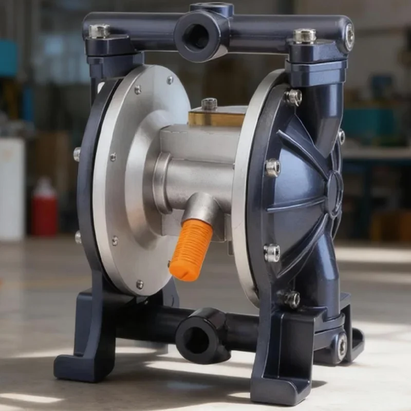 

Мини-пневматический насос для краски A-15, двойная диафрагма, воздушный, стабилизированный давлением, промышленный насос для перекачки краски для распыления