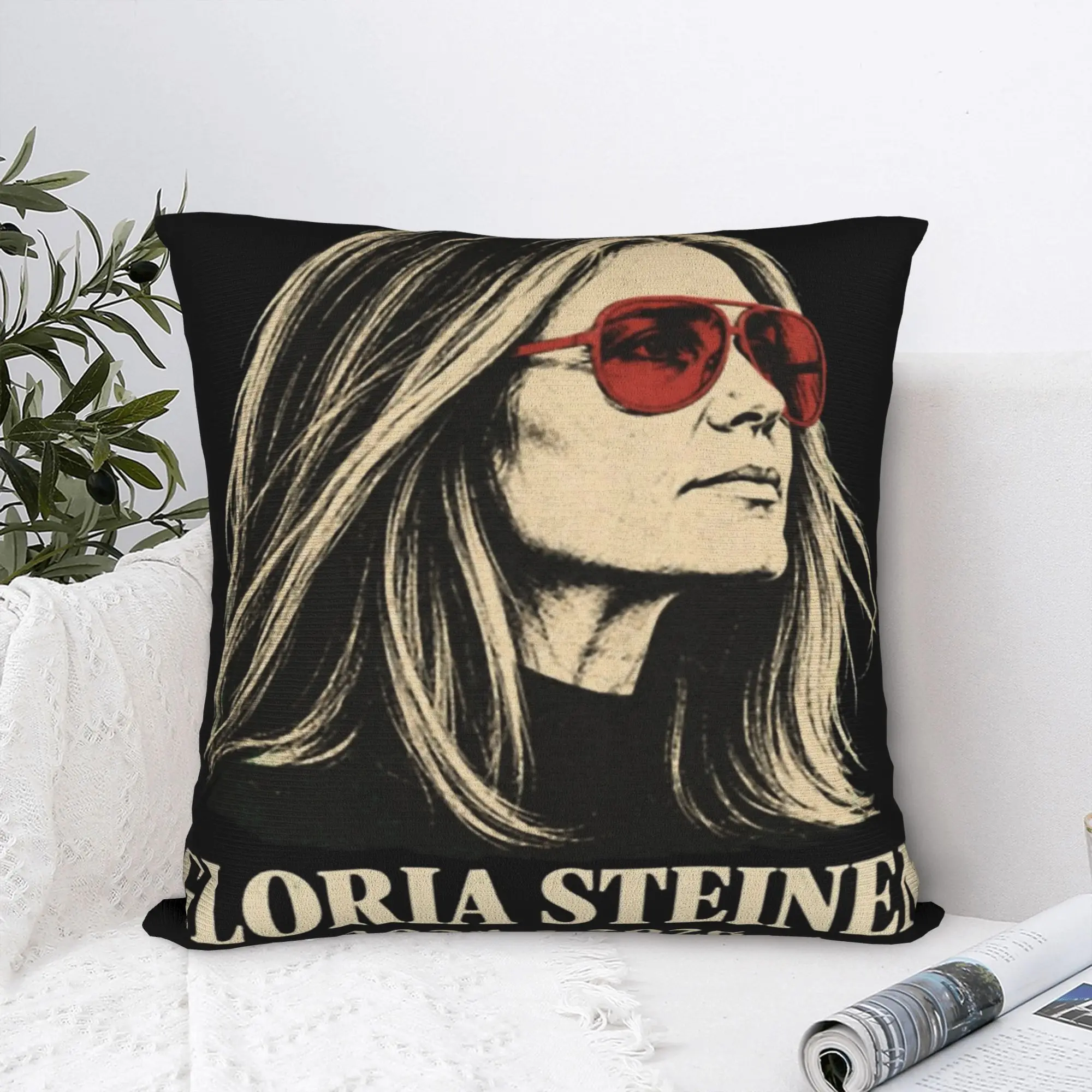 Y2K Home RIP Gloria Steinem  Decoration Pillowcases Stuff  Pillow Covers Square Multi Size