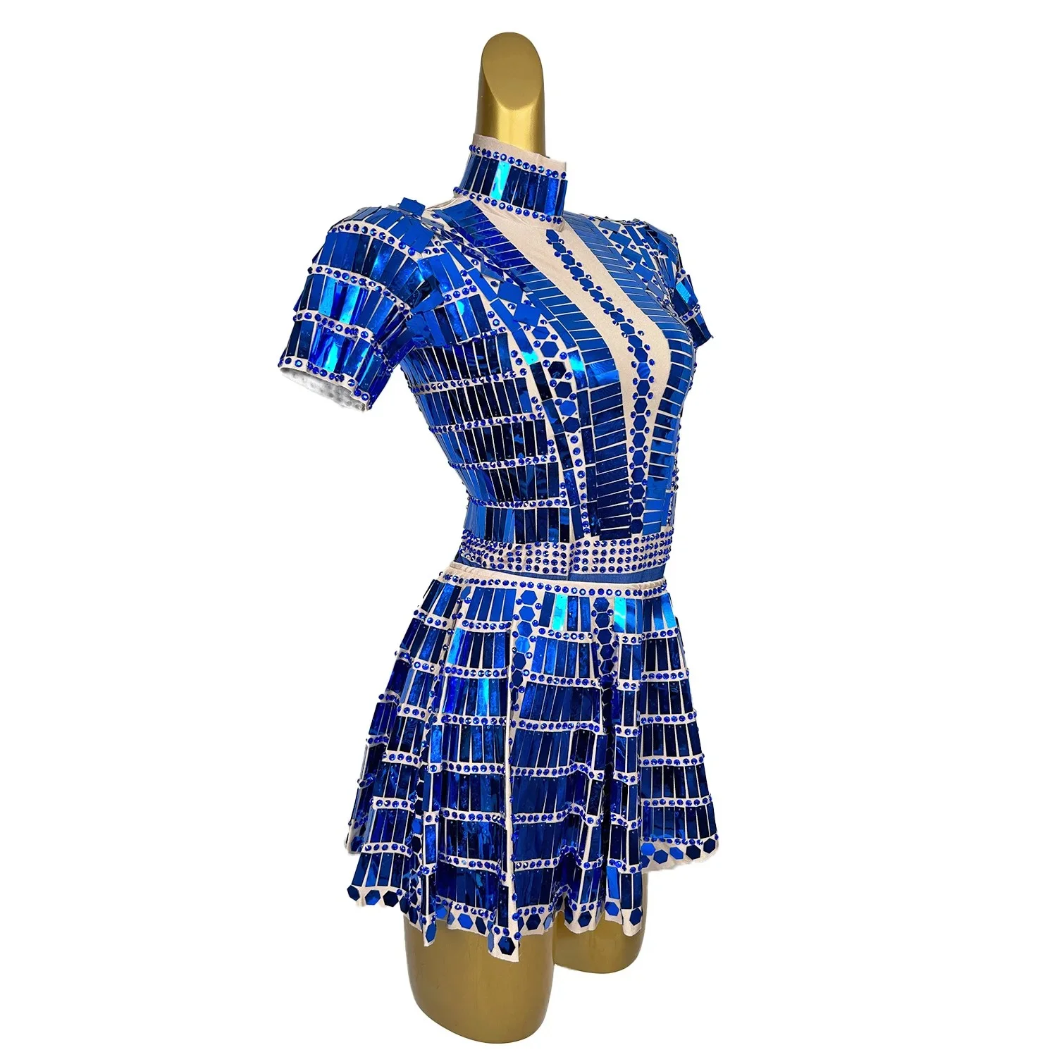 Sexy Sequins Women Dance Costumes Rave Outfit Performance Stage Dance Wear Samba Carnival Belt Clothing Fashion Prom Latin Dress