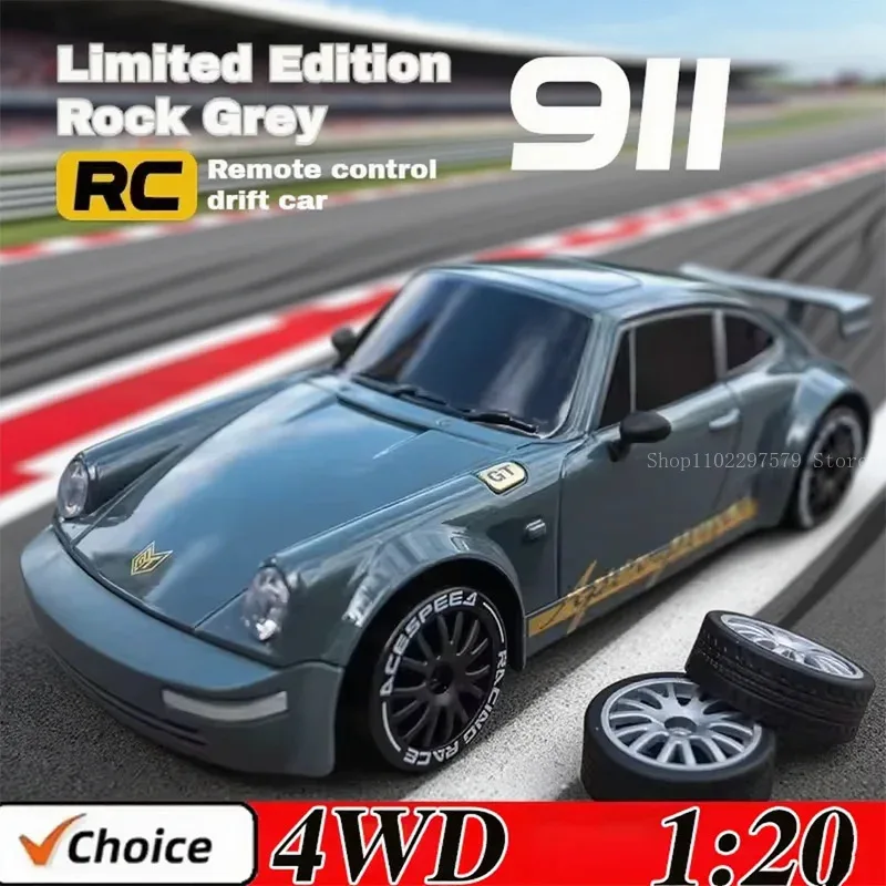 2025 سيارة جديدة تعمل بالتحكم عن بعد، إصدار محدود Rc Drift Gt 911، سيارة كاملة الحجم، مسرع، محرك رباعي، سيارة سباق، لعبة للأولاد.