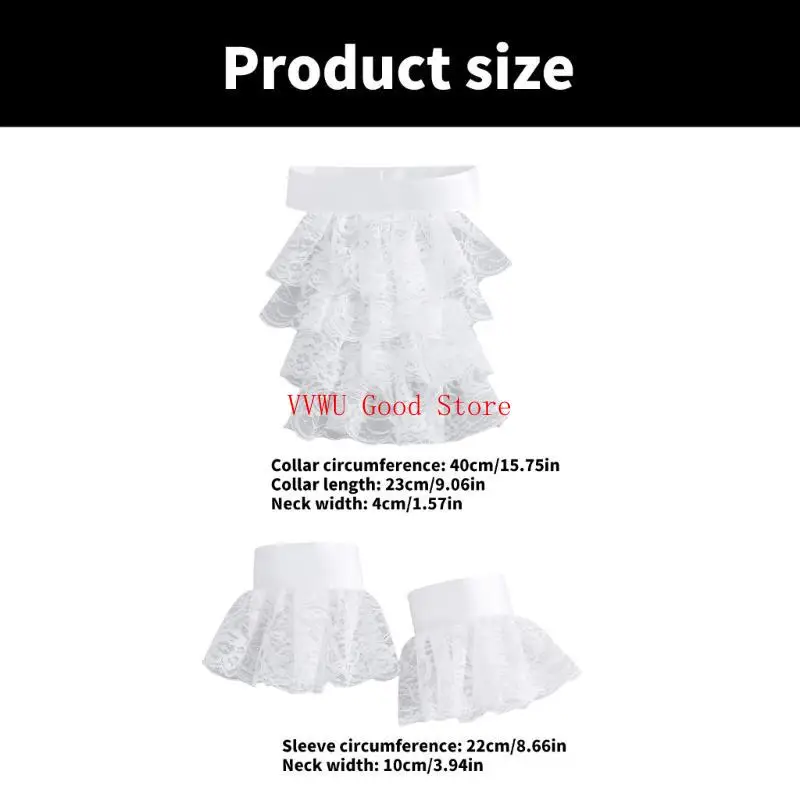 Afneembare ruches polsband voor meisjes kleding voor shirt of jurk