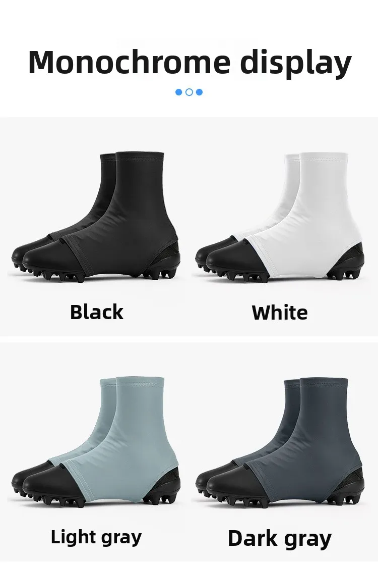 1 Paar Fußballschuhüberzüge, Sportsockenüberzüge, rutschfest, abnehmbar, dehnbar, atmungsaktiv, für Baseball, Softball, Fußball – Detail 14