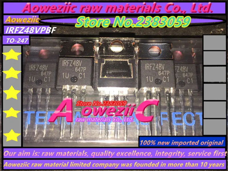 Aoweziic 100% ใหม่นำเข้าเดิม IRFZ48VPBF IRFZ48V TO-220 MOS FET 60V 72A