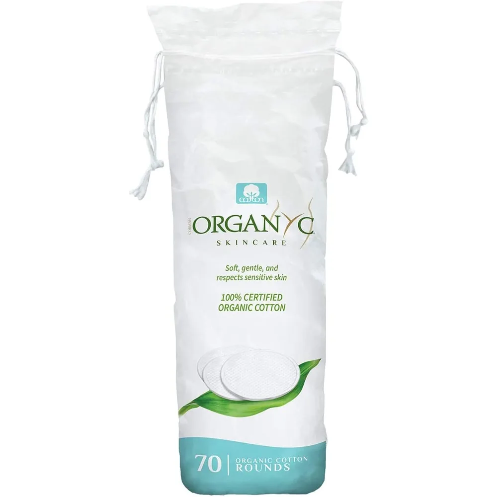Organic Cotton Facial Pads for Sensitive Skin