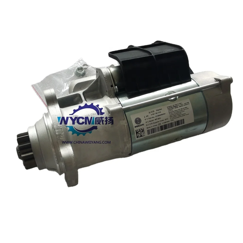 

Weichai Engine Parts 612600090828 Starter 612600090561 Weichai Starter For WD10 Engine
