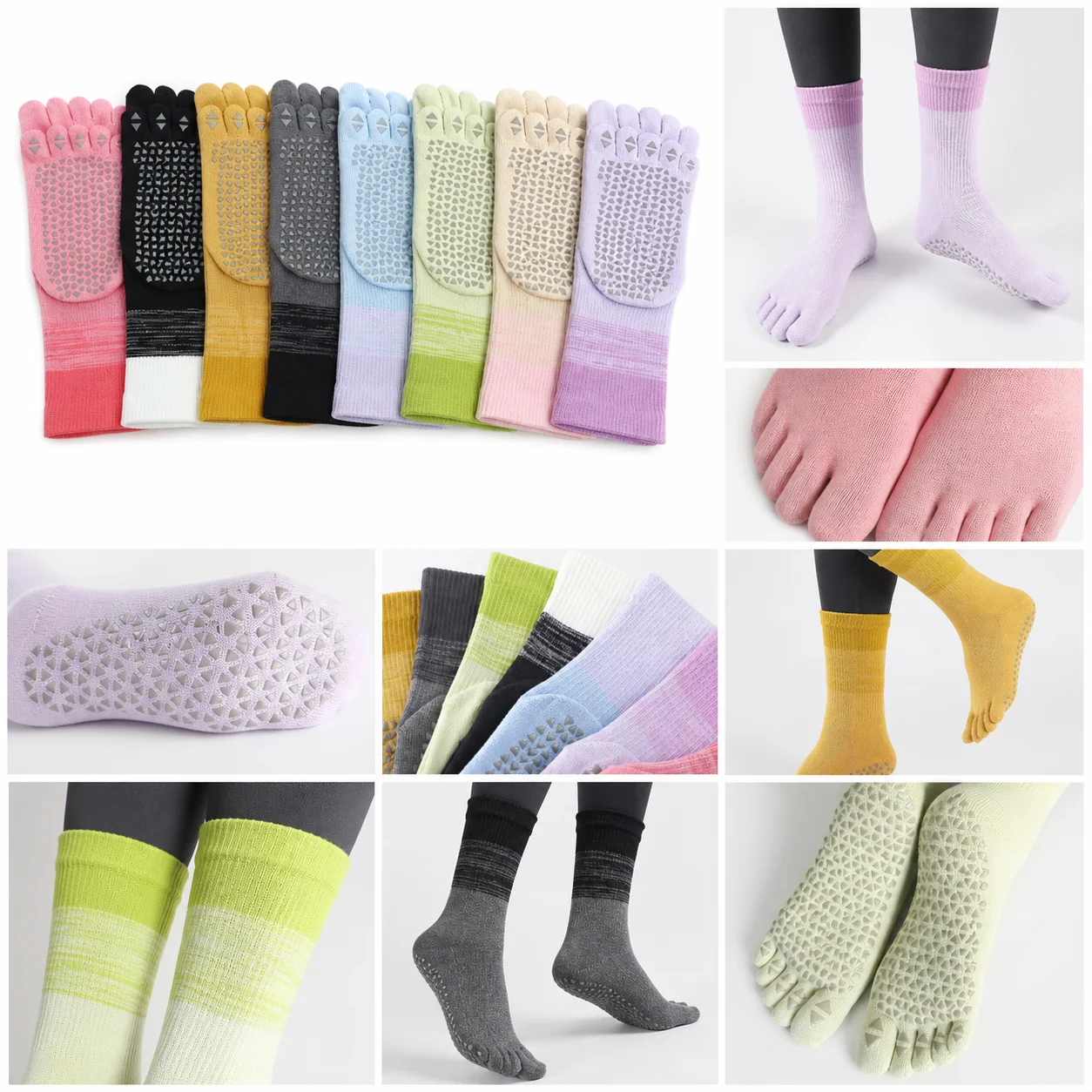 Calcetines unisex de algodón p - Pilates Yoga Etc reseña y precio