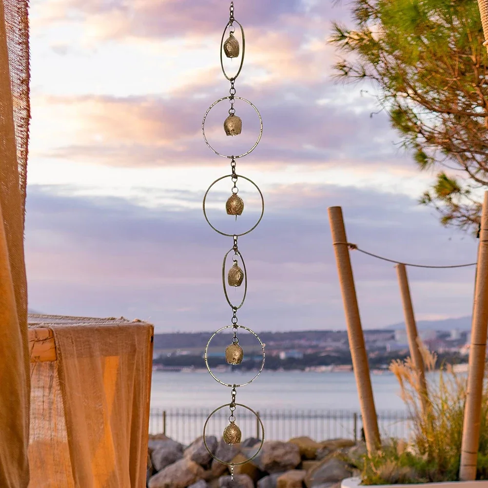 1pcs Functional And Decorative Rain Chains For Outdoor Use Easy 1M Metal Rainwater Drainage Chain Outdoor Decoration