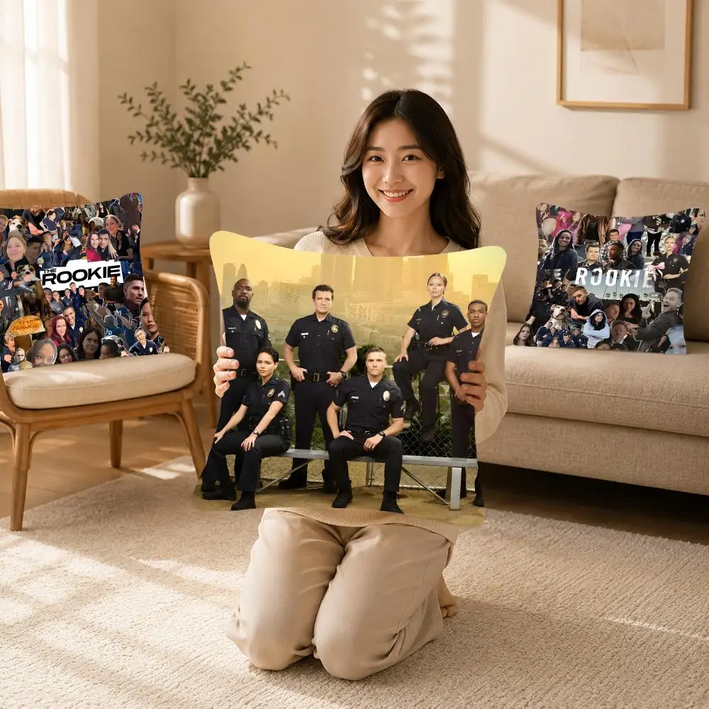 Exciting Series T-The Rookie Cushion Cover Bedroom bed reading backrest cushion Festive plush holiday Soft plush throw