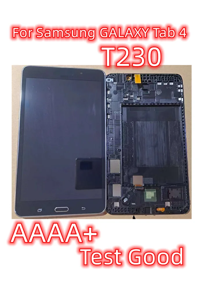 

7.0" For Samsung GALAXY Tab 4 T230 T231 T235 LCD Display Touch Screen Digitizer Assembly For GALAXY Tab 4 Display Frame