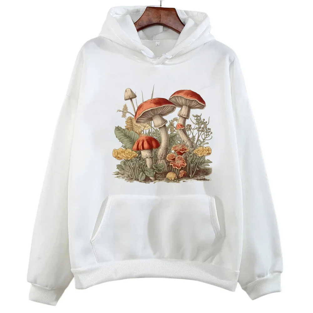 

Mushrooms hoodie printed design funny winter streetwear teen pullover casual wear comfortable patterned athleisure