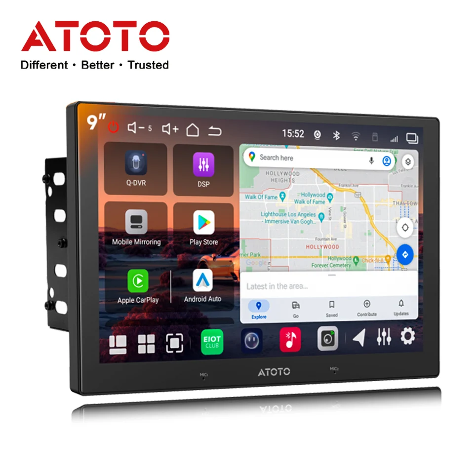 9インチ Android14 カーラジオ 2DIN ブルートゥース ナビ搭載