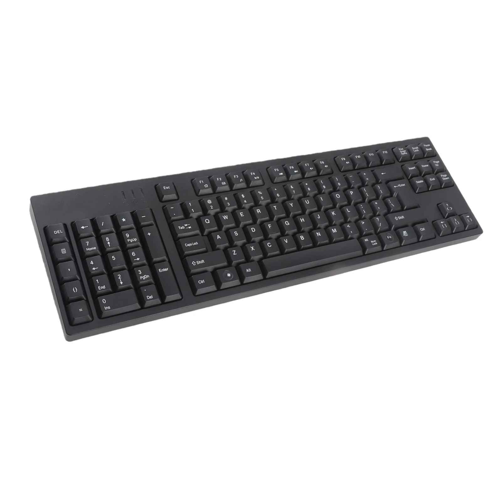 Left Handed Keyboard 109 Keys Type C Plug and Play Office Keyboard for Business Accounting Designer US Layout English Keyboard