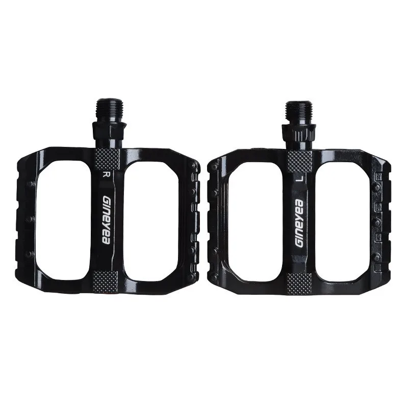 Gineyea M506 Bike Pedal, Aluminum Alloy, Double DU Bearings, Anti - Rust, Smooth Riding, Easy Install