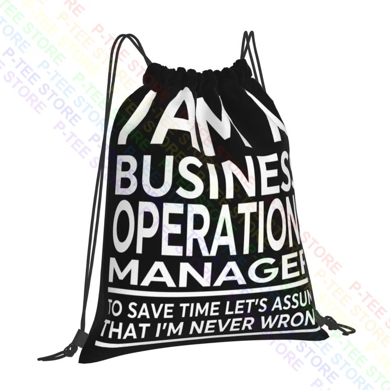 For Business Operations Manager Coworker Drawstring Bags Gym Bag Newest Beach Bag Eco Friendly Bags For Travel